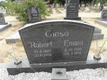 GIESE Robert 1890-1969 & Emma 1903-1979