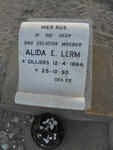 LERM Alida E. nee CILLIERS 1864-1950