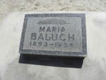 BALUCH Josef 1883-1952 & Maria 1893-1954