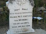 COETZEE Maria M.C. nee MYBURG 1897-1918