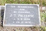 PIETERSE J.T. 1898-1975