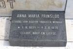 PRINSLOO Anna Maria, formerly MYNHARDT, nee VAN ROOYEN 1894-1976