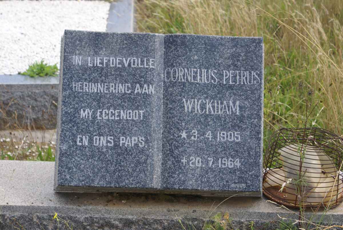 WICKHAM Cornelius Petrus 1905-1964