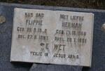 WET Flippie, de 1942-1957 :: DE WET Herman 1958-1958