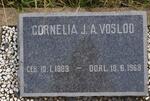 VOSLOO Cornelia J.A. 1889-1968