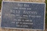 BASSON Willie 1921-1950
