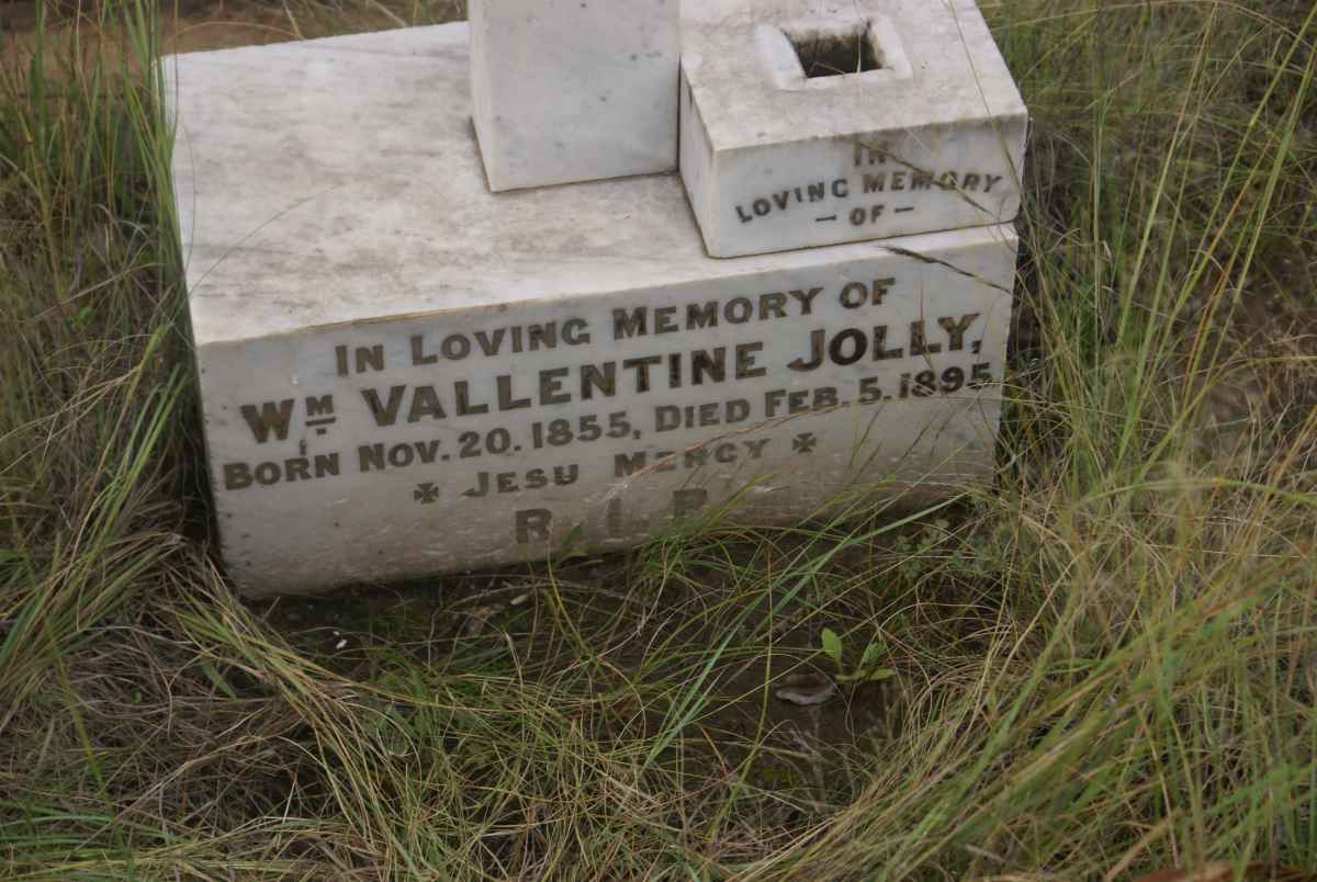 JOLLY W. Vallentine 1855-1895
