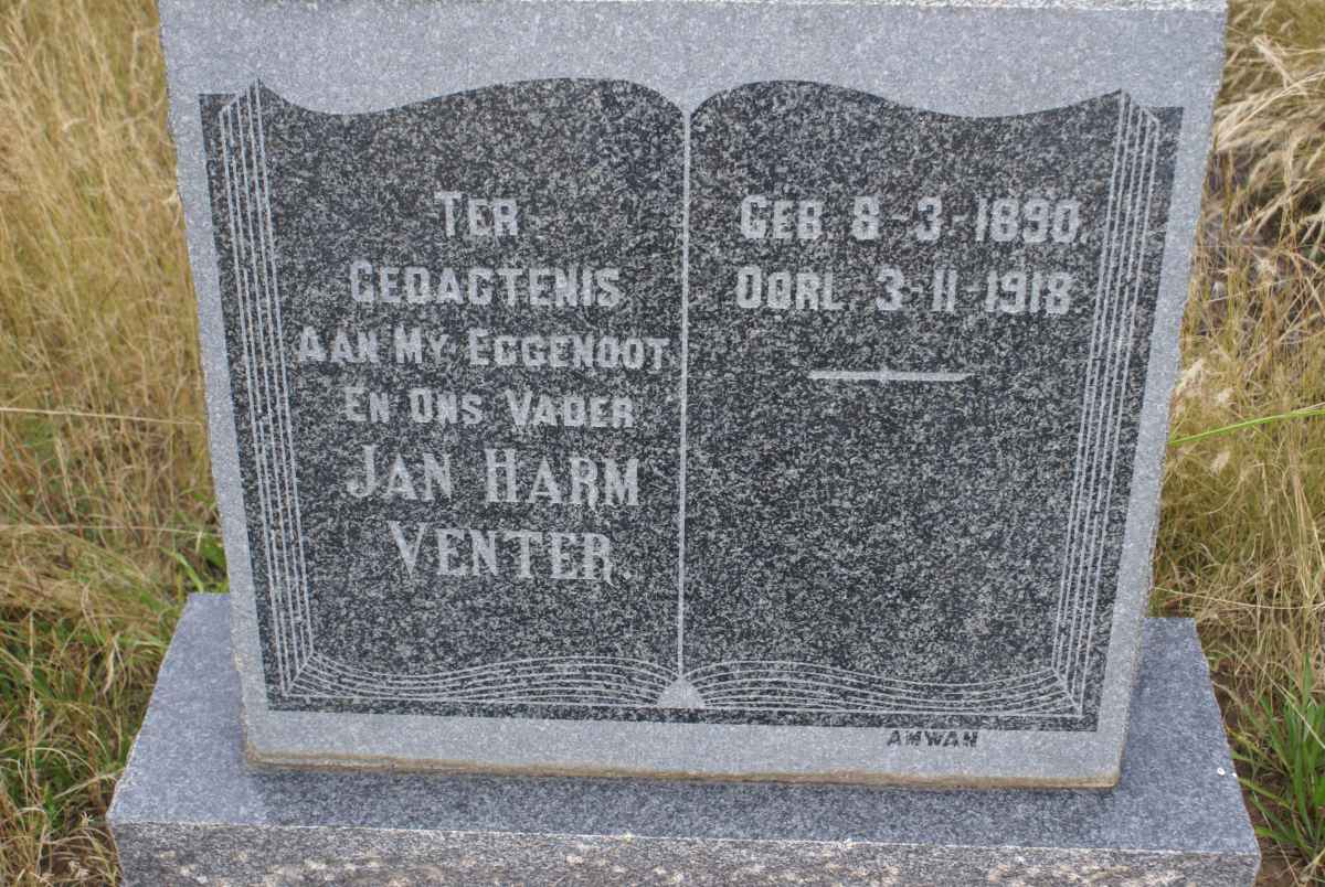 VENTER Jan Harm 1890-1918