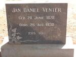 VENTER Jan Daniel 1879-1930