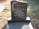 HAZELL Mary Catherine nee Mc GARR 1931-1986