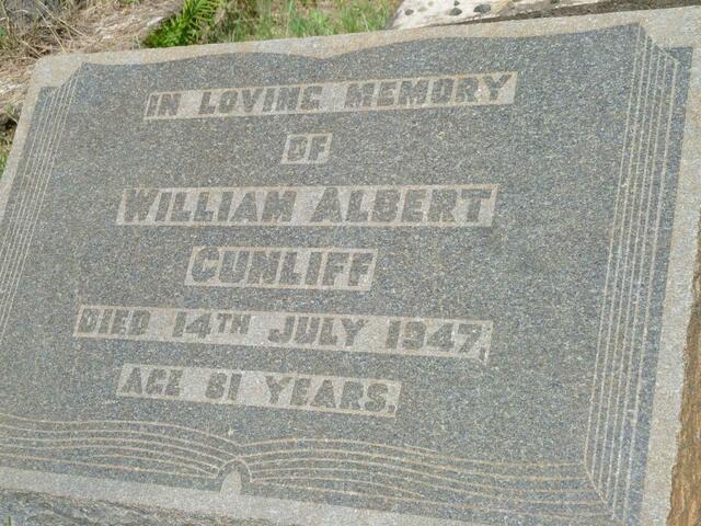 CUNLIFF William Albert -1947