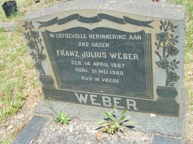 WEBER Franz Julius 1887-1960