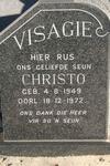 VISAGIE Christo 1949-1972
