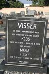 VISSER Koos 1910-1973 & Maria LESCH 1922-2002