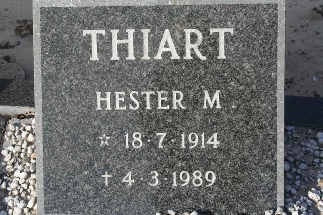 THIART Hester M. 1914-1989