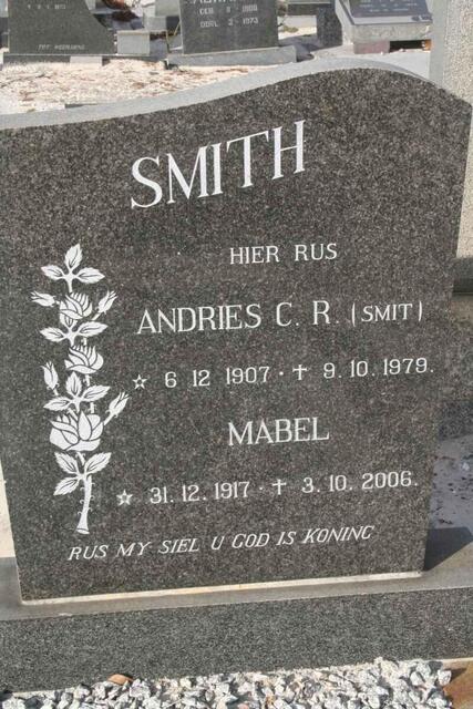 SMITH Andries C.R. 1907-1979 & Mabel 1917-2006