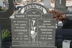 GERSTNER Alexander 1919-1984 & Hedwig Alleida Wilhelmine MOHR 1924-2004