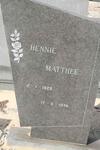 MATHEE Hennie 1925-1974