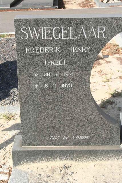 SWIEGELAAR Frederik Henry 1914-1973
