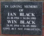 BLACK Ian 1914-1981 & Win 1914-2004