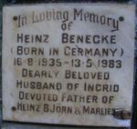 BENECKE Heinz 1935-1983
