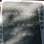 BINNEMAN Hendrik 1880-1973