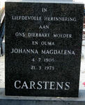 CARSTENS Johanna Magdalena 1905-1973