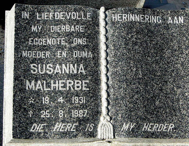 MALHERBE Susanna 1931-1987