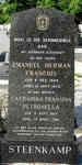 STEENKAMP Emanuel Herman Francois 1924-1973 & Catharina Fransina Petronella 1927-1981