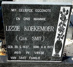 KOEKEMOER Lizzie nee SMIT 1937-1973
