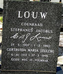 LOUW Coenraad Stephanus Jacobus 1907-1980 & Gertruida Maria ZULCH 1912-1996