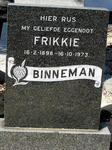 BINNEMAN Frikkie 1898-1973