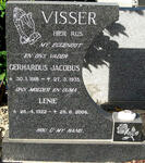 VISSER Gerhardus Jacobus 1918-1975 & Lenie 1922-2006