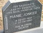 JONKER Manie 1937-1990