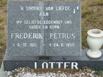 LOTTER Frederik Petrus 1921-1989