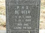 BEER P.H.S., de 1932-1989