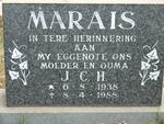 MARAIS J.C.H. 1938-1988