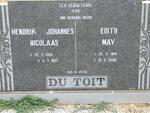TOIT Hendrik Johannes Nicolaas, du 1909-1987 & Edith May 1914-2006
