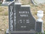 STOFFBERG Martha Sophia 1913-1985