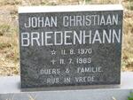 BRIEDENHANN Johan Christiaan 1970-1983