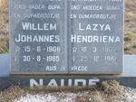 NAUDE Willem Johannes 1906-1985 & Lazya Hendriena 1909-1981