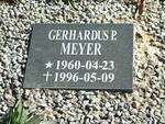 MEYER Gerhardus P. 1960-1996