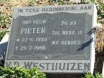 WESTHUIZEN Pieter, v.d. 1950-1986