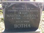 BOTHA Martha Johanna 1906-1973