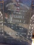 COETZER Susanna Johanna J. 1923-1985