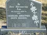 LEE Charles Johannes 1926-2004