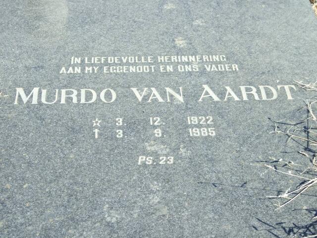 AARDT Murdo, van 1922-1985