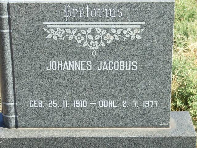 PRETORIUS Johannes Jacobus 1910-1977