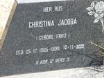 RIDDER Cornelius Johannes, de 1909-1984 & Christina Jacoba FRITZ 1905-2000