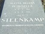 STEENKAMP Aletta Helena Petronella nee GRAVETT 1910-1984